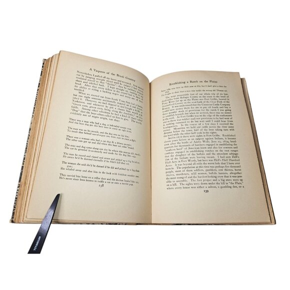 A Vaquero of the Brush Country J. Frank Dobie 1929 4th Edition Faux Snakeskin - Picture 15 of 16